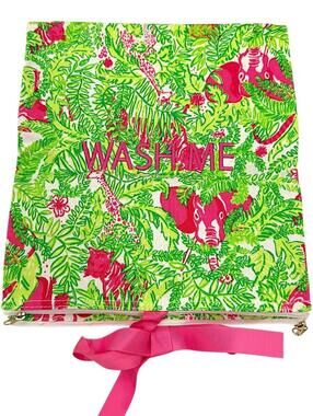 Lilly Pulitzer "Wash Me/Wear Me" zippered travel laundry bag NWOT